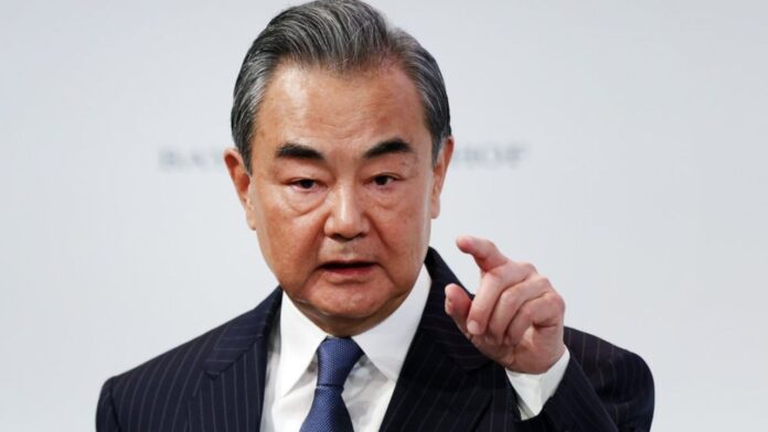 chinese Foreign Minister Wang