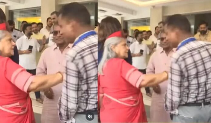 Jaya Bachchan pushed a man