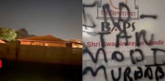 अमेरिका में BAPS मंदिर में तोड़फोड़, भारत विरोधी नारे लिखे, खालिस्तानी समर्थकों पर शक Hindu Temple Vandalism USA
