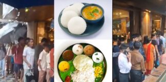 ‘आज के दौर में दादा के जमाने के दाम’, मुंबई के इस रेस्टोरेंट ने परोसी 50 पैसे की थाली और 20 पैसे की इडली, वीडियो में देखें खाने के लिए लगी लंबी लाइन Udipi Vihar Goregaon