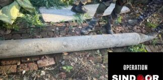 ऑपरेशन सिंदूर के दौरान दागी गई पाक मिसाइल मलबा डल झील में मिला