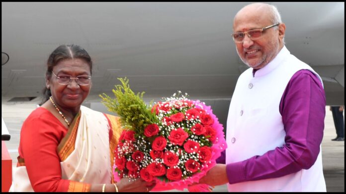 Draupadi Murmu and CP Radhakrishnan