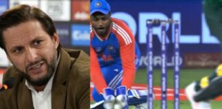 फखर जमान को ऑउट दिए जाने के बाद अंपायर पर भड़के शाहिद अफरीदी, भारतीय टीम के साथ मिले होने का लगाया आरोप Shahid Afridi