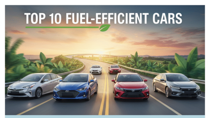 Top 10 Fuel-Efficient Cars