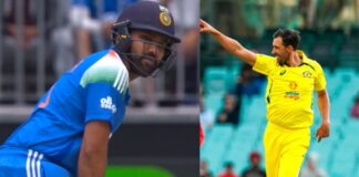 मिचेल स्टार्क ने रच दिया इतिहास, डाली वर्ल्ड क्रिकेट की सबसे तेज गेंद! Mitchell Starc Rohit Sharma