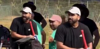 फैन को सुरक्षाकर्मी ने रोका तो गुस्से में आए रोहित शर्मा, लगा दी फटकार, देखें वीडियो Rohit Sharma