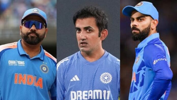 Rohit Sharma Virat Kohli Gautam Gambhir Rohit Sharma Virat Kohli Gautam Gambhir