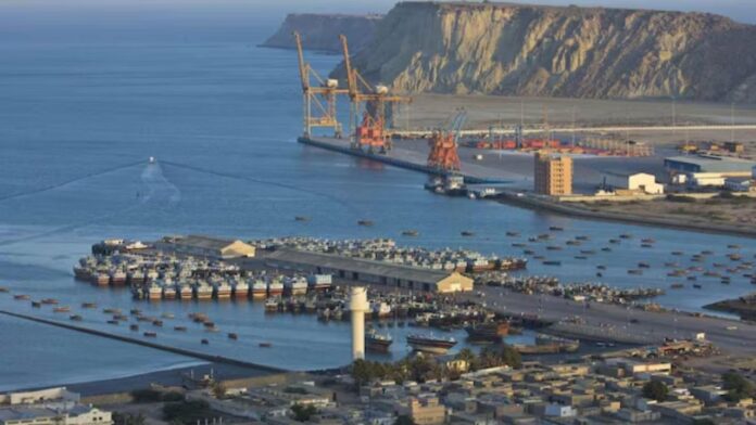 The Gwadar Port in south-western Pakistan