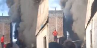 कानपुर के गोदाम में लगी आग, 10 करोड़ का सामान जलकर राख, Video Kanpur Fire Accident