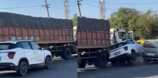 गुजरात के नवसारी में पुलिस ने फिल्मी स्टाइल में किया शराब तस्कर का पीछा, अवैध शराब से भरी कार की बरामद gujrat