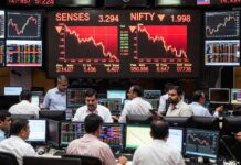 नए साल की शुरुआत में बाजार को झटका: सेंसेक्स 200 अंक टूटा, निफ्टी 26,150 से नीचे ai image