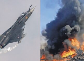 IAF का स्वदेशी गौरव ‘तेजस’ फिर हुआ क्रैश, लैंडिंग के दौरान तकनीकी खराबी ने बिगाड़ा खेल; पायलट ने बचाई जान iaf tejas lca fighter jet crash