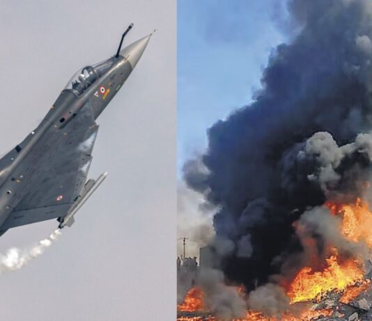 IAF का स्वदेशी गौरव ‘तेजस’ फिर हुआ क्रैश, लैंडिंग के दौरान तकनीकी खराबी ने बिगाड़ा खेल; पायलट ने बचाई जान iaf tejas lca fighter jet crash