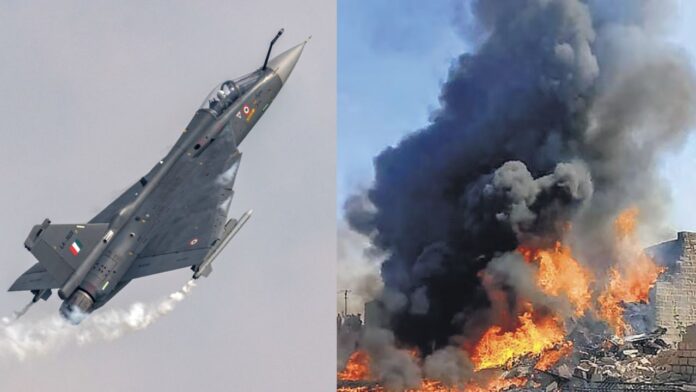 iaf tejas lca fighter jet crash iaf tejas lca fighter jet crash
