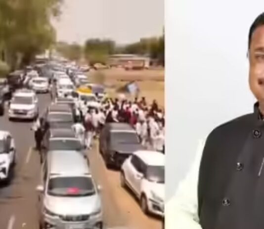PM मोदी की पेट्रोल-डीजल बचाने की अपील, BJP नेता सौभाग्य सिंह ठाकुर का लंबा काफिला वायरल Saubhagya Singh Thakur