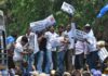 NTA मुख्यालय पर प्रदर्शन के दौरान अफरा-तफरी, NSUI और सुरक्षाबलों में भिड़ंत NEET UG