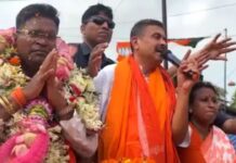 पश्चिम बंगाल में बीजेपी का धमाका, फलता सीट पर बड़े अंतर से जीते देबांग्शु पांडा