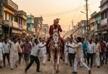 बारात में मचा हंगामा, दूल्हे को घोड़ी से उतारकर की मारपीट, फिर जो हुआ? Chaos erupted at the wedding procession the groom was pulled off the horse and beaten up and then what happened