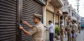 वृंदावन में प्रशासन का बड़ा एक्शन, 12 से ज्यादा होटल-रेस्टोरेंट और गेस्ट हाउस सील Major action by the administration in Vrindavan, more than 12 hotels, restaurants and guest houses sealed.