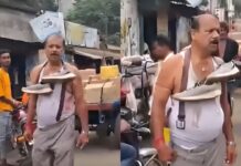 पश्चिम बंगाल में टीएमसी नेता की सरेआम बेइज्जती, वीडियो वायरल TMC leader viral video