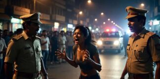 पुलिसकर्मियों संग की अभद्रता, बोली बॉयफ्रेंड से मिलने आई, नशे की हालत में दिखा युवती का हाईवोल्टेज ड्रामा Young woman high voltage drama intoxicated state Meerut video viral