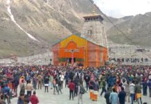 खराब मौसम में 12 लाख श्रद्धालुओं ने किए केदारनाथ धाम के दर्शन