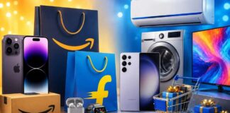 आज से शुरू हुई Amazon-Flipkart Sale, iPhone से Samsung तक 80% तक की भारी छूट Amazon Prime Day Sale 2026, Flipkart GOAT Sale 2026