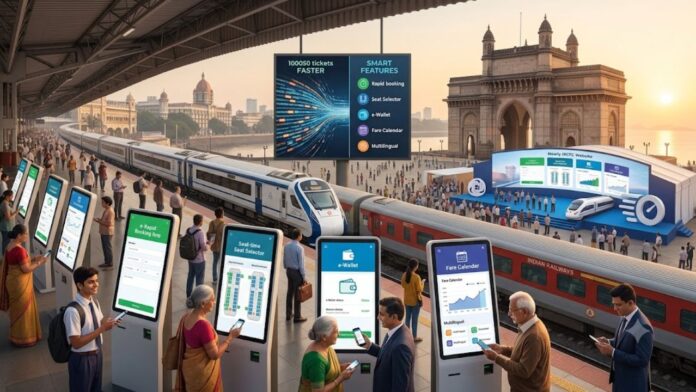 IRCTC's new website to launch today; will offer smart features alongside faster ticket booking. IRCTC's new website to launch today; will offer smart features alongside faster ticket booking.