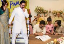 आमिर खान और गौरी स्प्रैट ने चुपके से रचाई शादी, 2 साल की डेटिंग के बाद बांद्रा में लिए सात फेरे Aamir Khan and Gauri Spratt tie the knot secretly; exchange vows in Bandra after dating for two years.