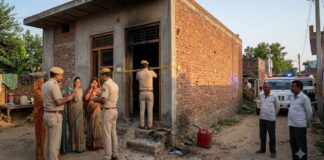 हरियाणा के पलवल में हैवानियत, घर खर्च मांगने पर पति ने पत्नी को लगाई आग Barbaric act in Palwal, Haryana: Husband sets wife on fire after she asks for household expenses.