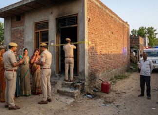 हरियाणा के पलवल में हैवानियत, घर खर्च मांगने पर पति ने पत्नी को लगाई आग Barbaric act in Palwal, Haryana: Husband sets wife on fire after she asks for household expenses.