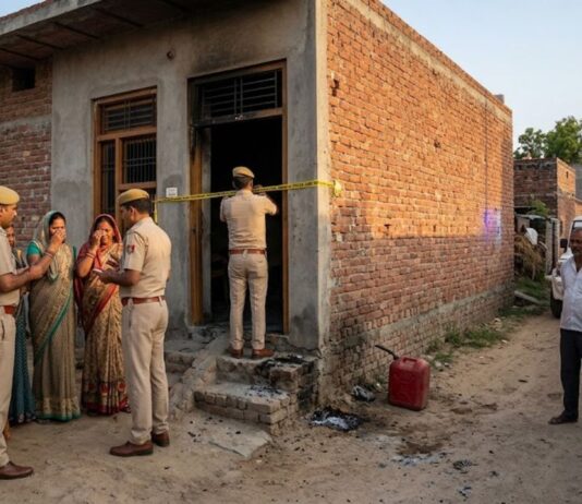 हरियाणा के पलवल में हैवानियत, घर खर्च मांगने पर पति ने पत्नी को लगाई आग Barbaric act in Palwal, Haryana: Husband sets wife on fire after she asks for household expenses.