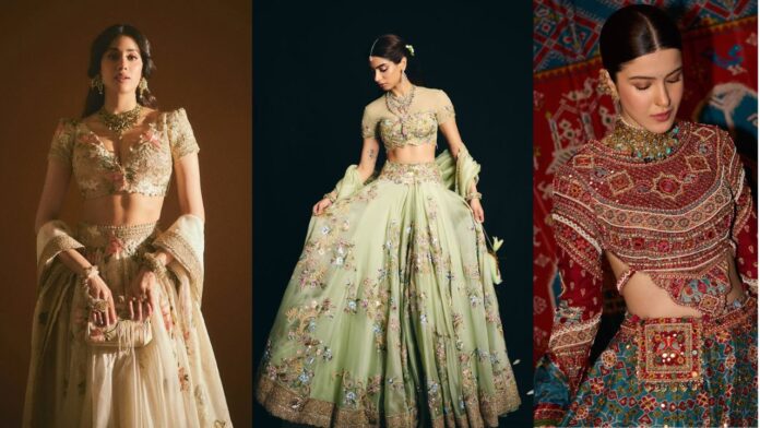 janhvi kapoor, khushi kapoor, shanaya kapoor Wedding look