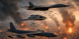 B-2 की स्टेल्थ, B-1 की रफ्तार और B-52 की ताकत, ईरान पर अमेरिकी हमला तेज America deadliest bombers unleashed on Iran air defenses rendered helpless