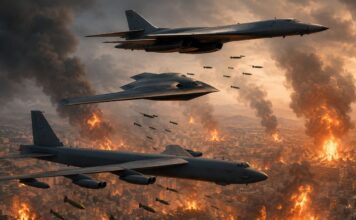 B-2 की स्टेल्थ, B-1 की रफ्तार और B-52 की ताकत, ईरान पर अमेरिकी हमला तेज America deadliest bombers unleashed on Iran air defenses rendered helpless