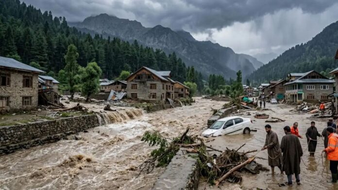 Anantnag Cloudburst Triggers Flash Floods in Pahalgam