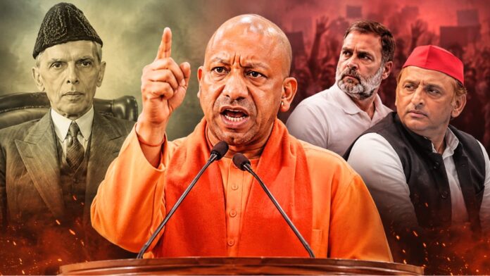 Jinnah Worshippers Yogi Adityanath Swipe At Congress Samajwadi Party Jinnah Worshippers Yogi Adityanath Swipe At Congress Samajwadi Party