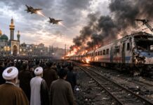 खामेनेई का अंतिम संस्कार 8 घंटे टला, US हमले से मशहद रेल कनेक्शन प्रभावित Khamenei funeral delayed by 8 hours Mashhad rail connection affected by US attack