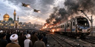 खामेनेई का अंतिम संस्कार 8 घंटे टला, US हमले से मशहद रेल कनेक्शन प्रभावित Khamenei funeral delayed by 8 hours Mashhad rail connection affected by US attack