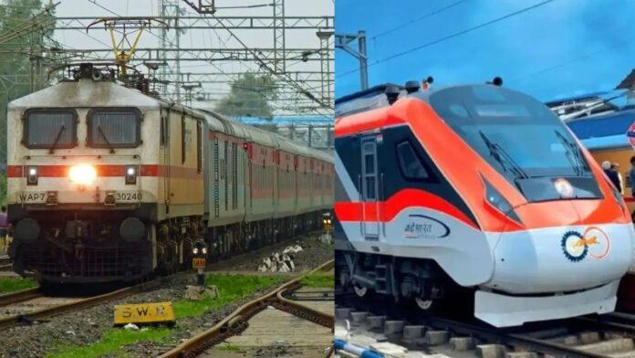 _Rajdhani vs Vande Bharat race video Rajdhani vs Vande Bharat race video