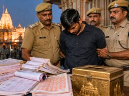 राम मंदिर चढ़ावा चोरी केस: फर्जी रसीद बुक बरामद, आरोपियों ने कबूली वसूली Ram Mandir donation theft case Fake receipt book recovered accused confess to extortion