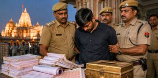 राम मंदिर चढ़ावा चोरी केस: फर्जी रसीद बुक बरामद, आरोपियों ने कबूली वसूली Ram Mandir donation theft case Fake receipt book recovered accused confess to extortion