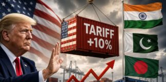 भारत को झटका! ट्रंप ने 10% अतिरिक्त टैरिफ का किया ऐलान, कई देश भी निशाने पर America 10 Percent Tariff
