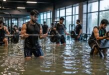 Viral Video: जिम में घुटनों तक पानी, फिर भी लड़कों ने नहीं रोका वर्कआउट Viral Video Gym