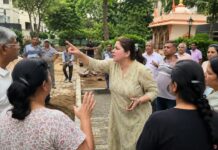 मंदिर को बताया बकवास चीज, विवादित टिप्पणी के बाद भोपाल की हाईप्रोफाइल सोसाइटी में मचा हंगामा your temple is bloody thing former chief secretary ab singh, daughter in law uzma raza