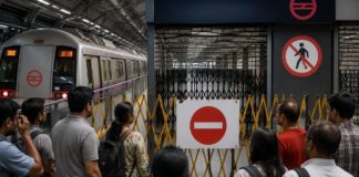 नई दिल्ली मेट्रो स्टेशन पर लगी रोक, अगले आदेश तक इंटरचेंज सुविधा भी बंद Delhi Metro Closed