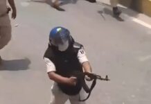 सीवान में AK-47 से हवाई फायरिंग पड़ी भारी, वीडियो वायरल होने के बाद जवान अभिषेक पटेल सस्पेंड Aerial firing