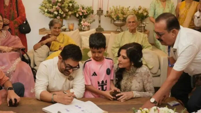 Aamir Khan and Gauri Spratt got married Aamir Khan and Gauri Spratt got married