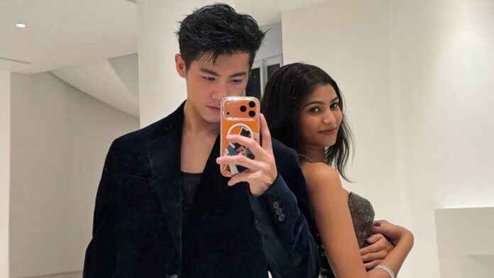 Cheng Chang Fan, Taiwanese actor, Indian woman Cheng Chang Fan, Taiwanese actor, Indian woman