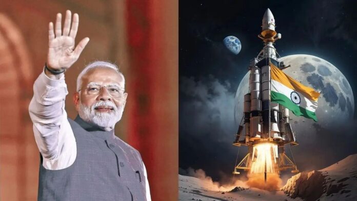 PM Modi extends greetings on National Space Day